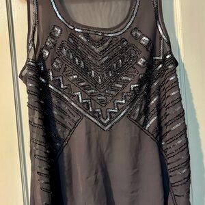 Maurice’s sheer embellished tank top
